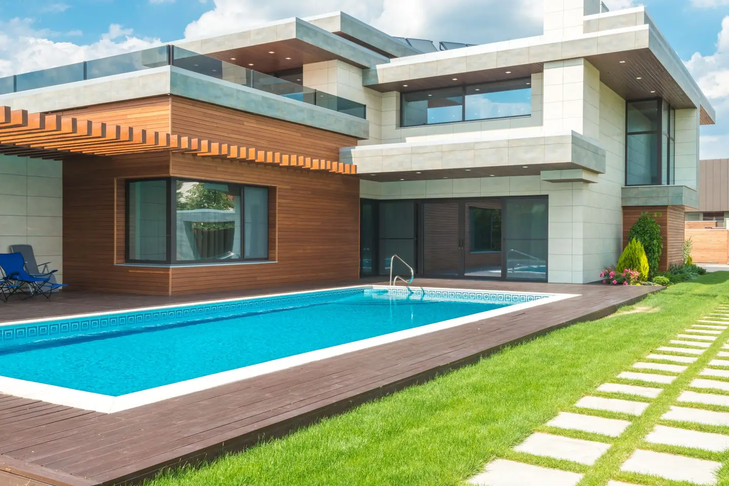 Swimming pool built in Hillside, NSW